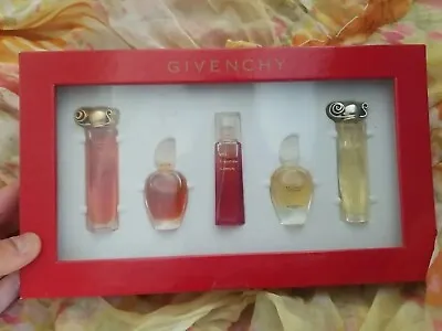 GIVENCHY Collection Miniature 5 Mini Perfumes Set Gift Box. Made In France. NEW. • $78.80