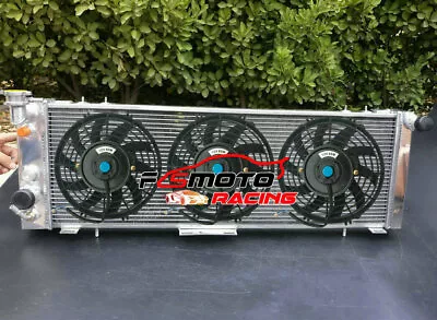 RADIATOR + FANS For Jeep Cherokee XJ Wagoneer Comanche MJ Truck 2.5 4.0 91-01 AT • $175