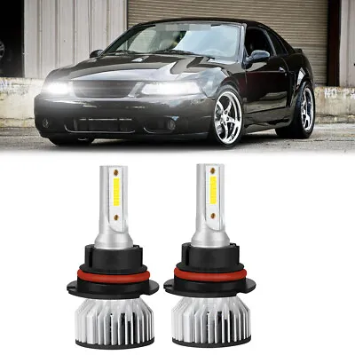 FOR 1999-2004 Ford Mustang PAIR Led HEADLIGHT HIGH/LOW BEAM BULBS US COMBO SKN • $20.52