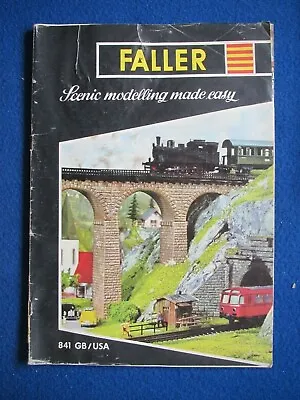 Faller - Scenic Modelling Made Easy/Catalogue   C1970   GB/USA • £8.95