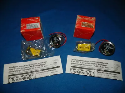 Lot Of 2 Murphy 20P-75 Swichgage Pressure Switch Gauge 0-75 PSI 05703110 - NEW • $100