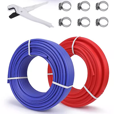 1/2  2 X 300 Ft Roll PEX Tubing PEX A Pipe Non-Barrier Oxygen For Floor Heating • $145.99