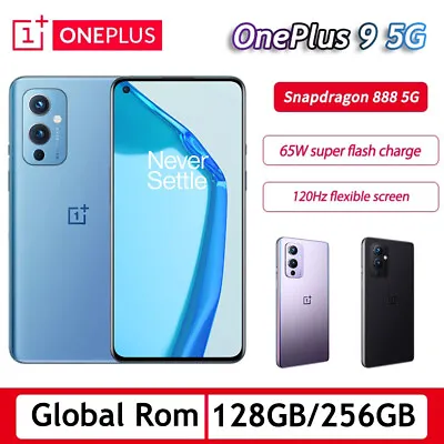 Global Rom OnePlus 9 5G Cellphone Snapdragon 888 Octa Core 128GB 256GB 6.55 Inch • $1291.86