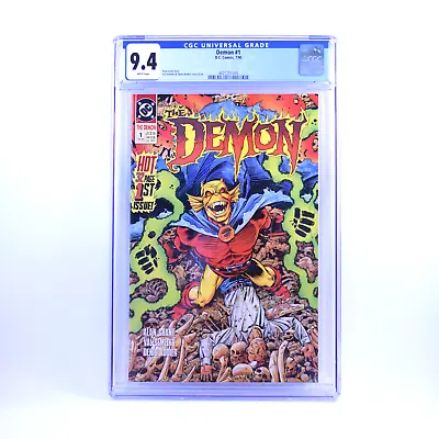 $69.99 • Buy The Demon #1 CGC 9.4 NM WP - 1990