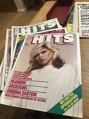 £8 • Buy SMASH HITS  Magazine, Nov 13-26 1980. Blondie, Jacksons, Sheena Easton