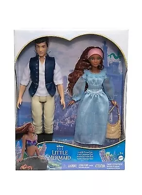 Disney~The Little Mermaid Live Action Ariel & Prince Eric Doll Set~NIB/READ • $29.99
