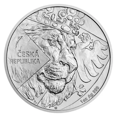 2024 Niue $2 Czech Lion BU 1 Oz .999 Fine Silver Coin • $42.99