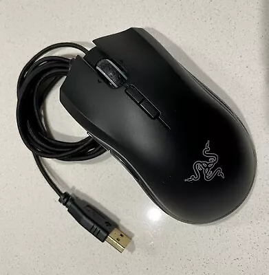 Razer Mamba Tournament Edition | Used Black Wired RGB Gaming Mouse | RZ01-0137 • $50