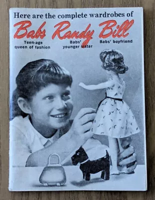 1960’s Fab-lu Ltd Babs Randy Bill Doll Fashion Booklet Barbie Ken Tammy Clone • $24.99