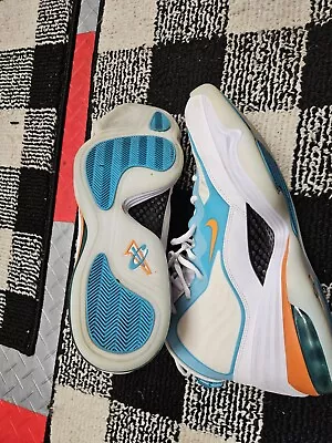 Size 13 - Nike Air Penny 5 Miami Dolphins 2020 Pre Owned No Box • $49