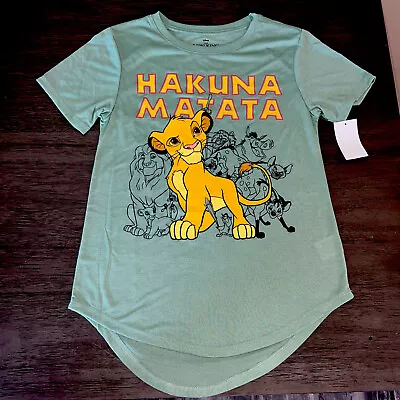 Disney The Lion King Hakuna Matata T-Shirt Juniors Size S (3-5) Color Olive • $12.99