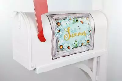 Mailbox Magnet Partial Cover Faux Barn Wood Frame Mother's Day Hello Summer • $7.25