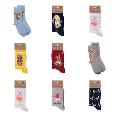 Wrendale Designs Bamboo Socks With Free Gift Bag - Option For Extra Gift Bag • £7.99