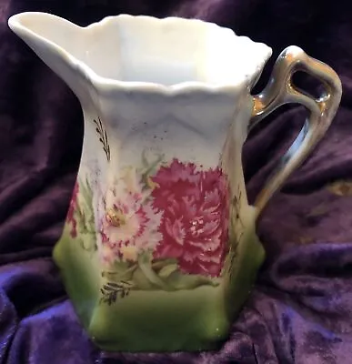 Vintage Leuchtenburg Germany Creamer Roses • $9.95