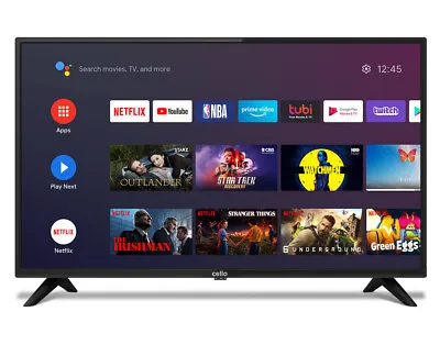 £219.99 • Buy CELLO 40” Inch Smart Android TV  1080P Google Assistant And Freeview Play 3 HDMI