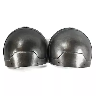 Medieval Pair Of Shoulder Armor Larp Gothic Steel Cosplay Costume Pauldrons • $59.40