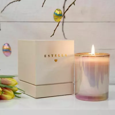 Scented Candle Mothers Day Gift Box Present Luxury Lily Blossom Fragrance Scent • £9.99