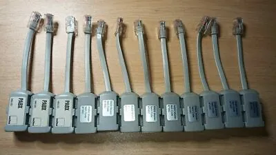 12 X RJ45 Male To PABX BT Master Socket Adaptors • £24.95