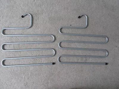 2 X Ikea Brallis Multi Trouser Clothes Hanger Wardrobe • £11