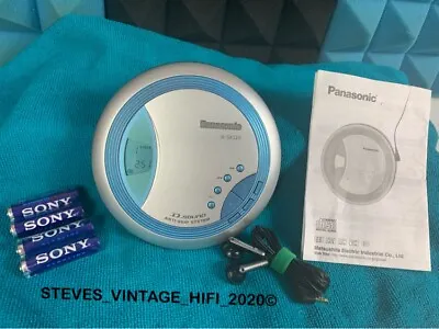 Panasonic Sl-sx325 Portable Cd Player Anti-skip Mint + Earphones L@@k Free P+p.! • £77.77