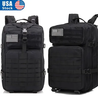 45L Tactical Molle Backpack Hiking Camping Hunting Utility Storage Bag Upgrade • $34.99