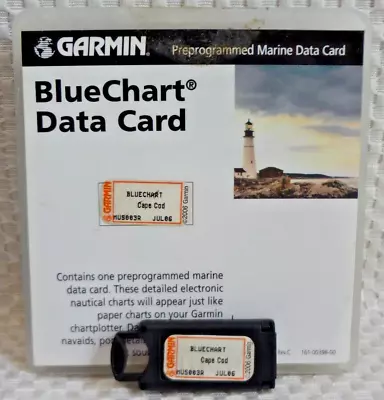 OEM Garmin BlueChart Cape Cod MUS003R Marine Navigation Data Card Chart Map Chip • $39.98
