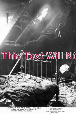 NO 2013 - Zeppelin Air Raid Wallsend Newcastle Upon Tyne 1915 WW1 • £3.95