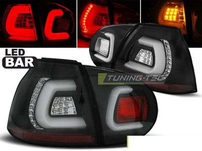 $416.23 • Buy LTI LED Tail Lights For VW GOLF 5 V MK5 2003-2009 Black CA LDVWA3 XINO CA