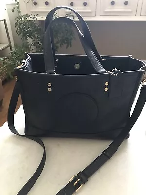 Coach Dempsey Carryall Tote With Patch Black Preowned • $95