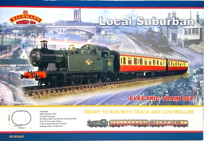 £159.95 • Buy Bachmann 00 Gauge - 30-015 - 'local Suburban' Class 56xx Starter Train Set - New