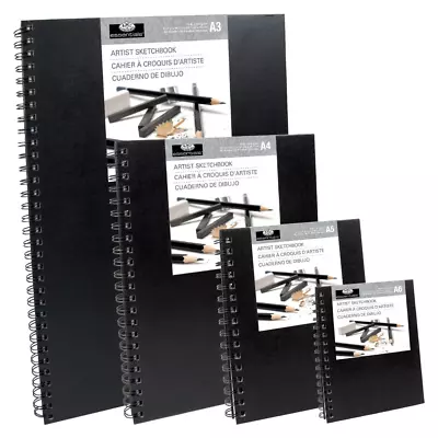 £5.99 • Buy Royal & Langnickel Hardback Spiral Bound Artist Sketchbook - A6 - A5 - A4 - A3