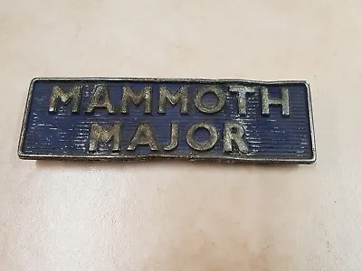 Aec Mammoth Major Badge • $69.46