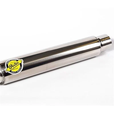 $170.55 • Buy Porter Muffler SSPM4025014 SS Short Muffler, 2.50 Inch In/Out