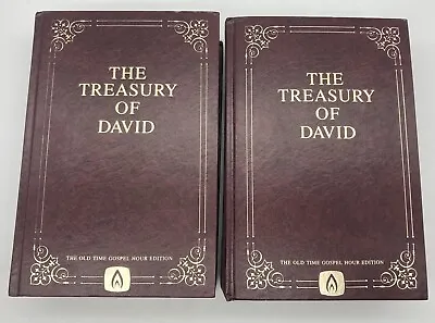 The Treasury Of David By Charles Spurgeon Old Time Gospel Hour  Volumes 1 & 2 • $29.99