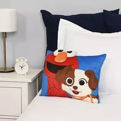 New Sesame Street Elmo 3D Decorative Multicolored Throw Pillow For Kids 16 X13  • $22.45