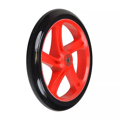 $18.79 • Buy 200 Mm Wheel For The Fuzion CityGlide Kick Scooter, Black Wheel Red Hub