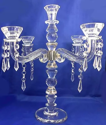 £146.35 • Buy Crystal Candle Holder Beaded Table Chandelier / Home Decorative