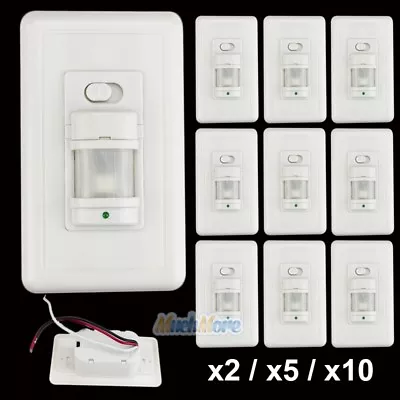 10pcs Auto On/Off Infrared PIR Occupancy Vacancy Motion Sensor Light Lamp Switch • $105.99