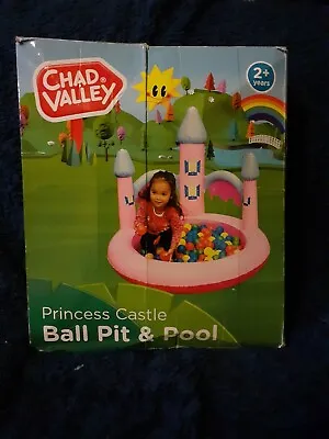 Barbie Pink Chad Valley Princess Ball Pit And Paddling Pool (Excludes Balls) • £10