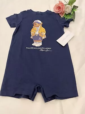 BNWT Baby Boys Ralph Lauren Romper Outfit Age 6 Months • £24.99