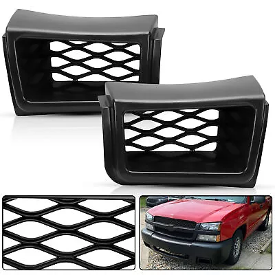 $21.99 • Buy Fit For 03-07 Chevy Silverado SS-Style Bumper Caliper Air Duct Set Grille Cover
