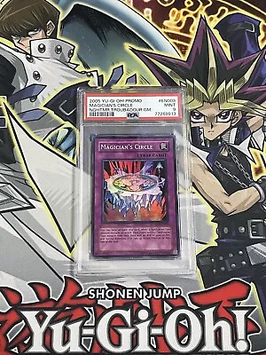 2005 Yu-Gi-Oh! Promo Magician's Circle Nightmare Troubadour Game PSA MINT 9 • $50