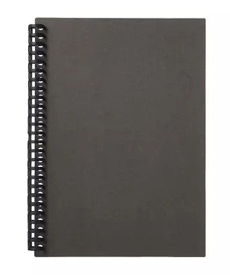 MUJI Refill Notebook Body Kraft Cover B5 26 Holes Dark Gray • $15.99