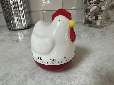Vintage Rooster Chicken Egg Timer Kitchen Cooking Timer Kitschy Grannycore • $10.95