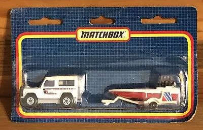 Matchbox Land Rover Trailer & Boat - New In Unopened Original Packaging - 1990 • $29.95