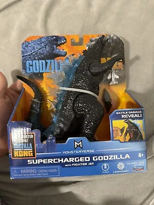 Playmates Monsterverse Supercharged Godzilla Vs King Kong Action Figure NEW • $23