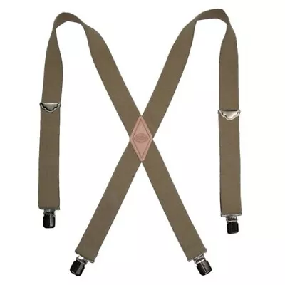 £15.23 • Buy New Dickies Men's Elastic X-Back Heavy Duty Clip-End Work Suspender Braces