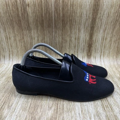 $49 • Buy Zalo  Democratic Donkey  Slippers Black Loafers Shoes Women’s Size 10 M