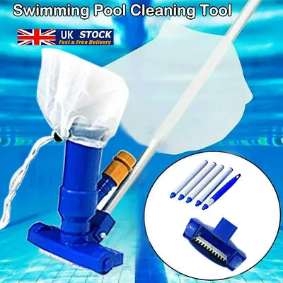 £16.14 • Buy Swimming Pool Spa Suction Vacuum Head Cleaner Cleaning Kit Accessories Tool UK