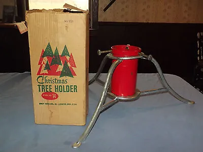$63.99 • Buy Vintage Christmas Tree Holder Metal Stand